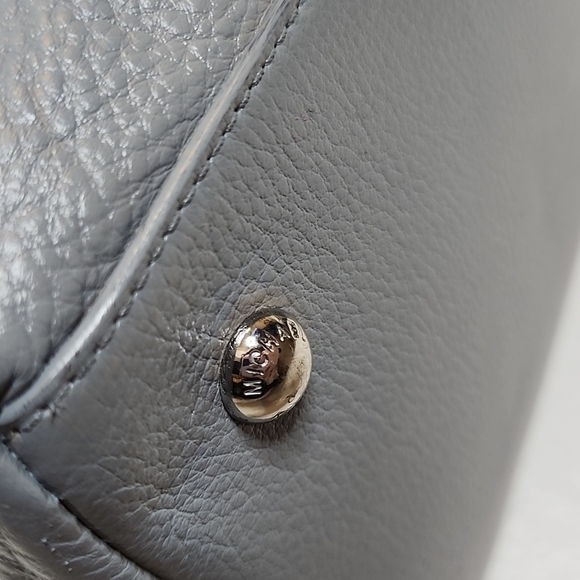 Authentic Michael Kors Genuine Leather Hamilton Weekender Bag TSA Travel Tote - Picture 10 of 15